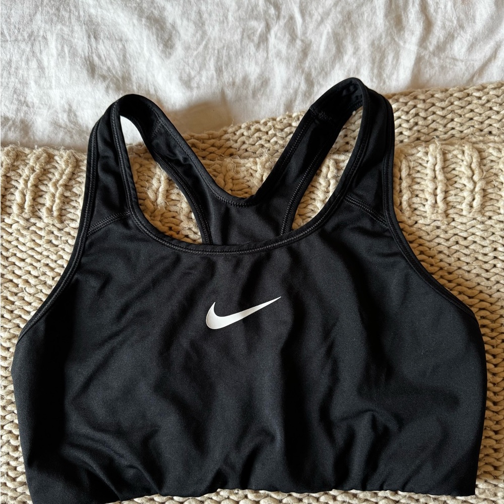 Nike Women's Black and White Sports Bra